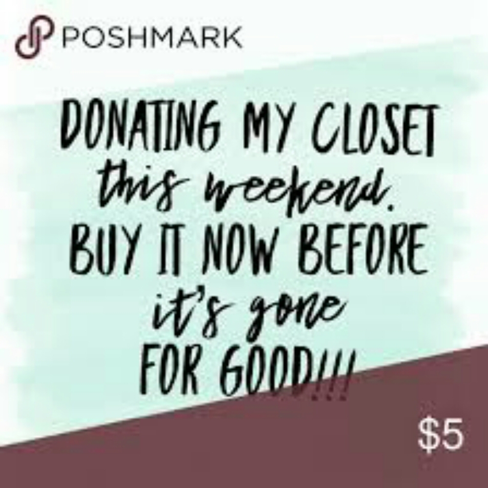 Closet clear out - Donating What's Left On Nov. 28th